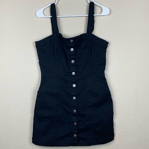 H&M Black Denim Mini Dress